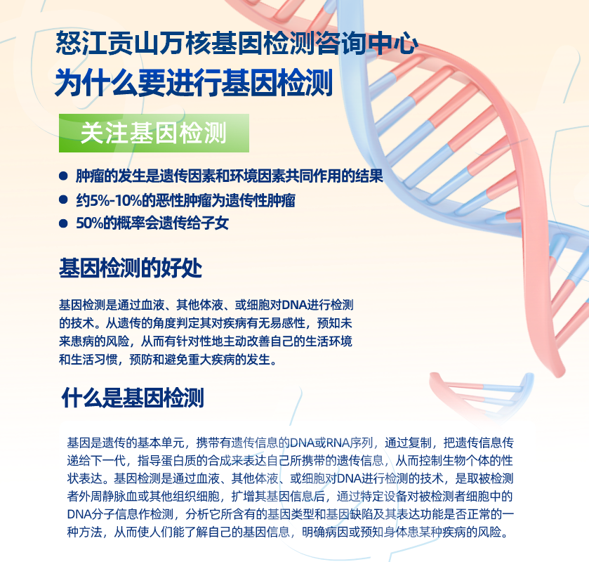 怒江基因检测中心地址电话